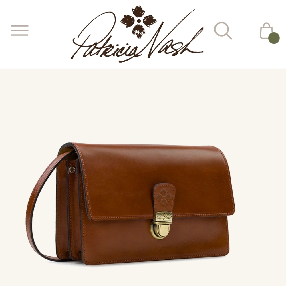 PATRICIA NASH Tan Lanza Organizer  EUC